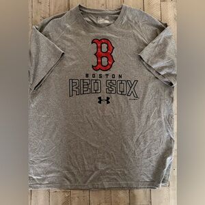 Under Armour Gray Boston Red Sox Dri-Fit Tee Size Large